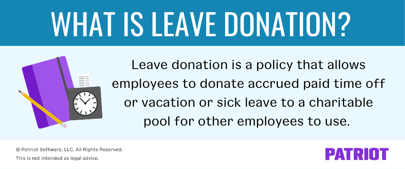 leave donation