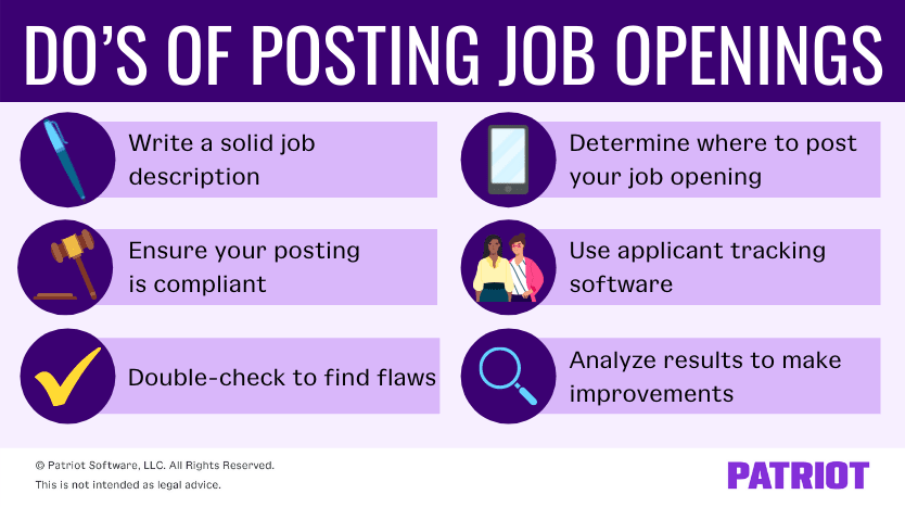 tips for posting job openings for your business