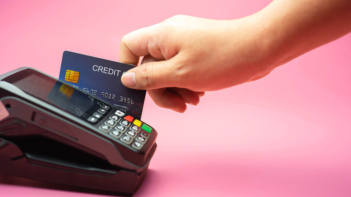Swipe shop machine charges