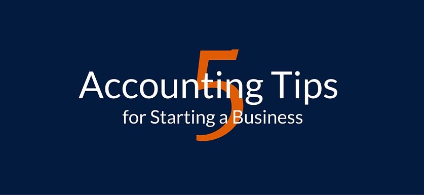 Learn five accounting tips for startups.