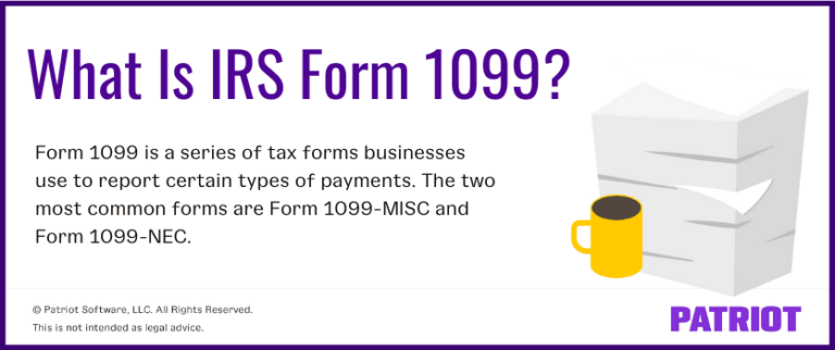 What Is IRS Form 1099? | 1099-NEC and 1099-MISC Overview