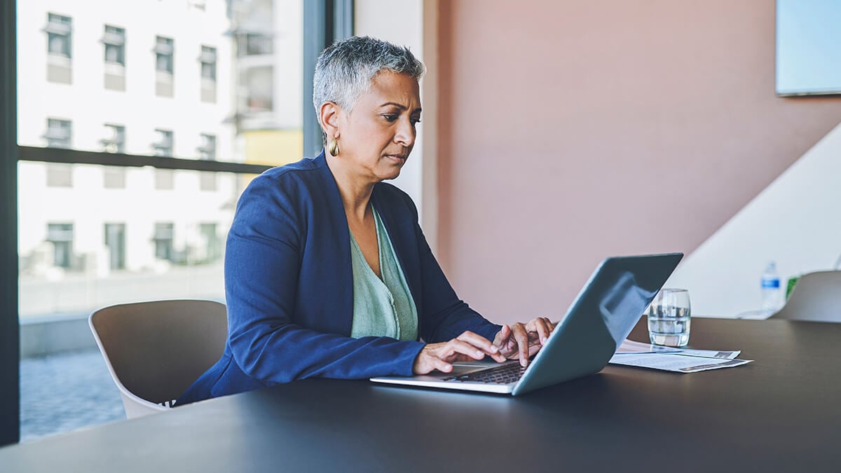 Business owner reviewing income withholding order.