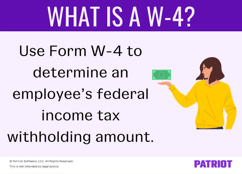 what Form W-4 is used for
