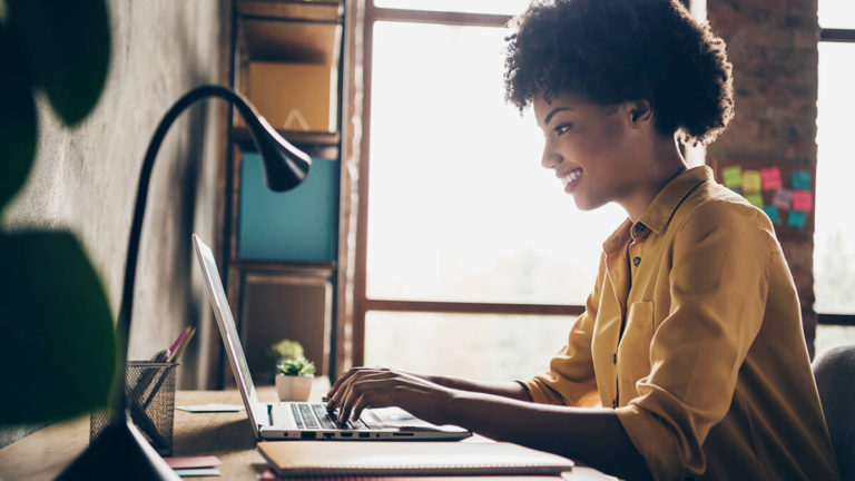Business owner entering journal entry for income tax refund.