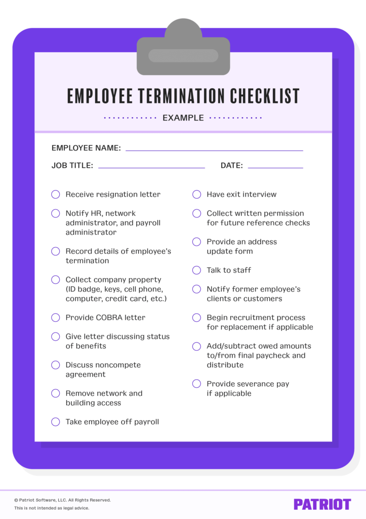 Employee Termination Checklist | How to Stay Compliant & Professional