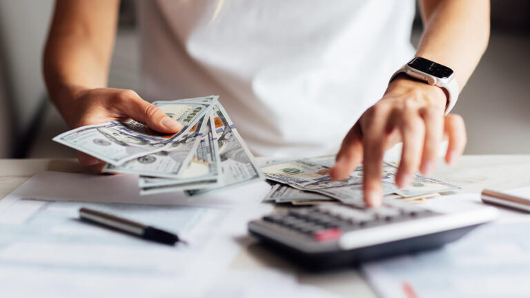 Person running a cash-only business.