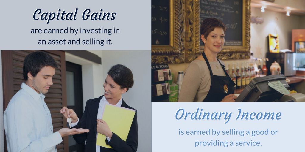 With your business's funds, know what is capital gains and what is ordinary income.