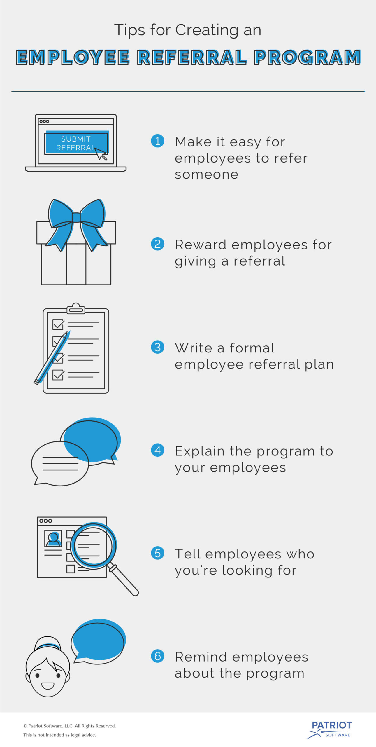 Infographic: Tips for Creating an Employee Referral Program