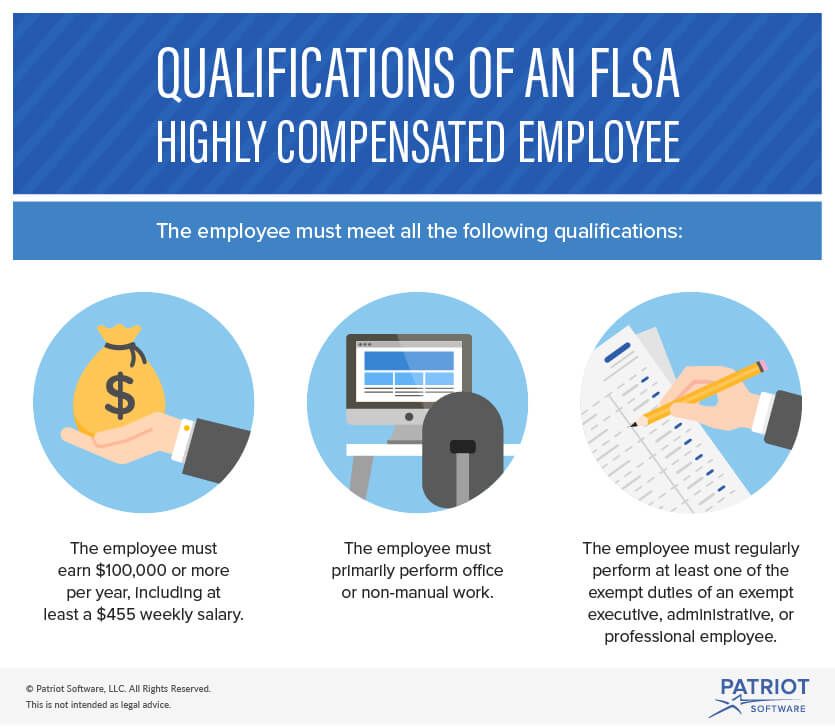 Qualifications of an FLSA Highly Compensated Employee
