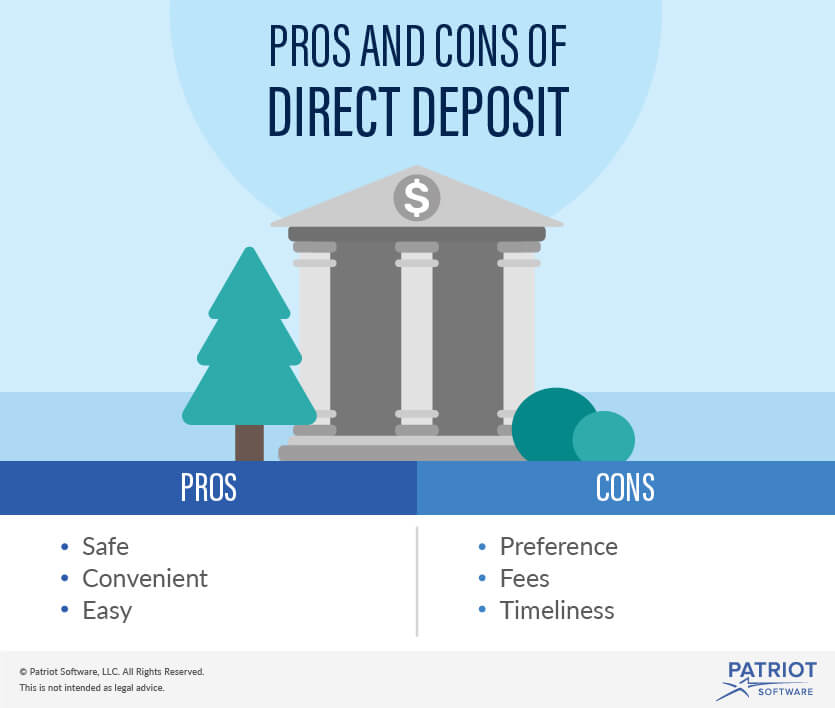 Pros and Cons of Direct Deposit