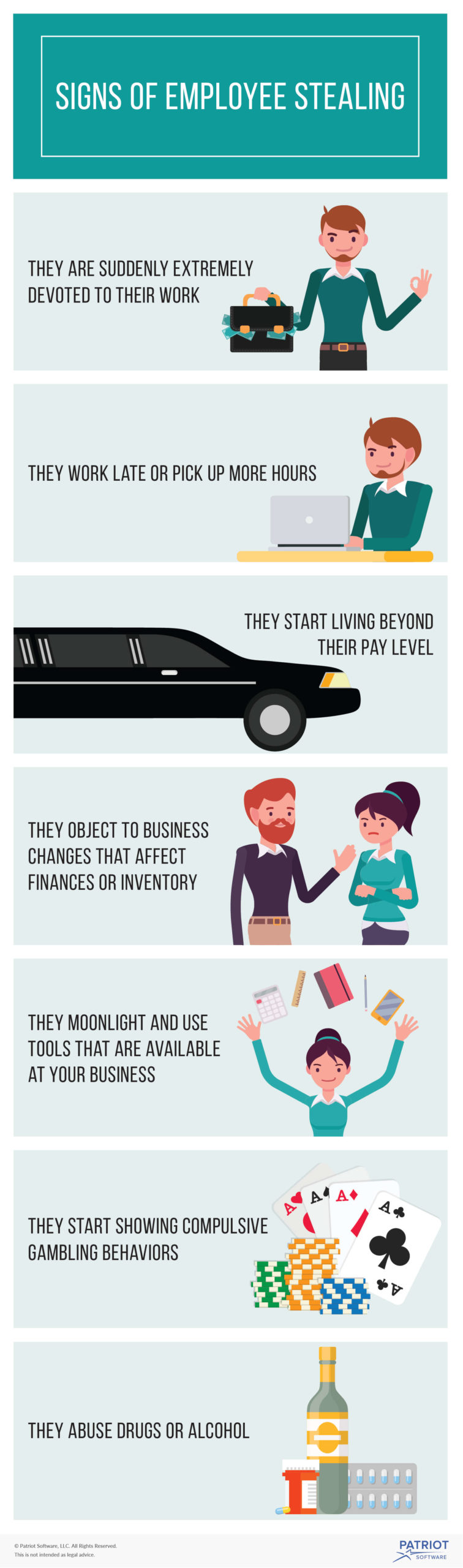 Infographic: Signs of Employee Stealing