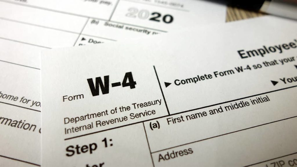 W4 Form 2025 Printable Form Download