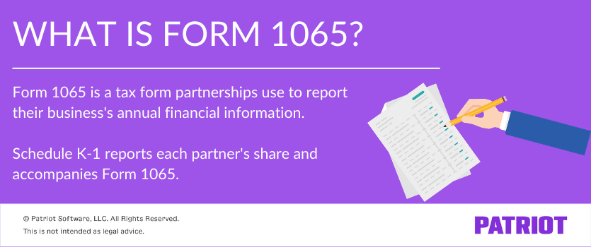 what is form 1065 definition
