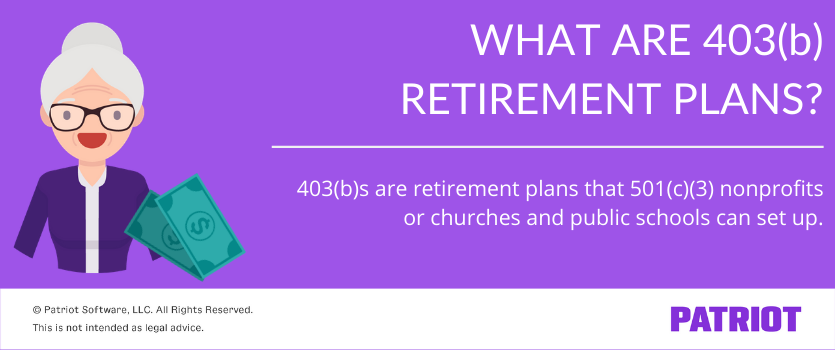 What are 403(b) retirement plans definition with graphic of older woman and money 
