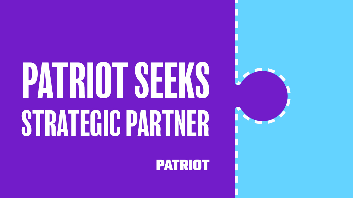 press release image about patriot software seeking strategic partner