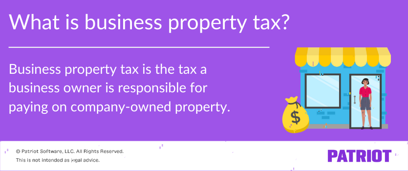 definition of business property tax
