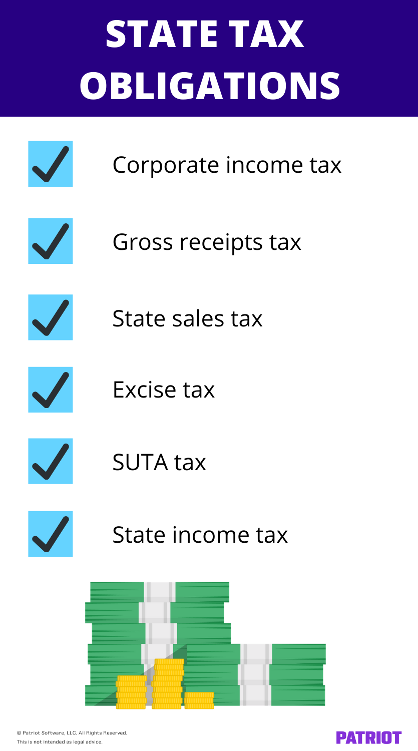 different types of state tax obligations for employers