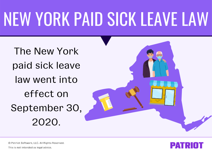 when the new york sick leave law goes into effect