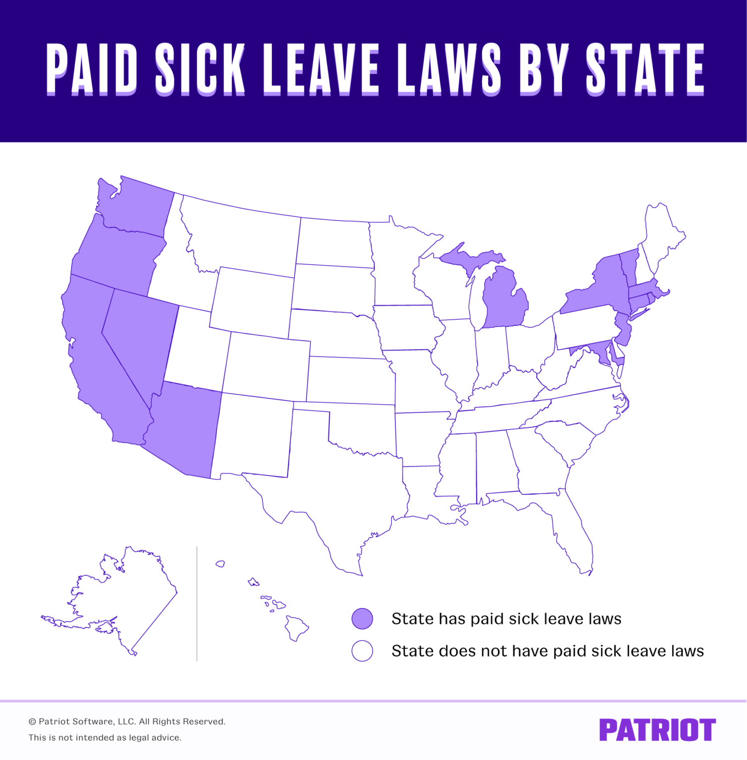 Paid Sick Leave Laws by State Chart, Map, & Accrual Information