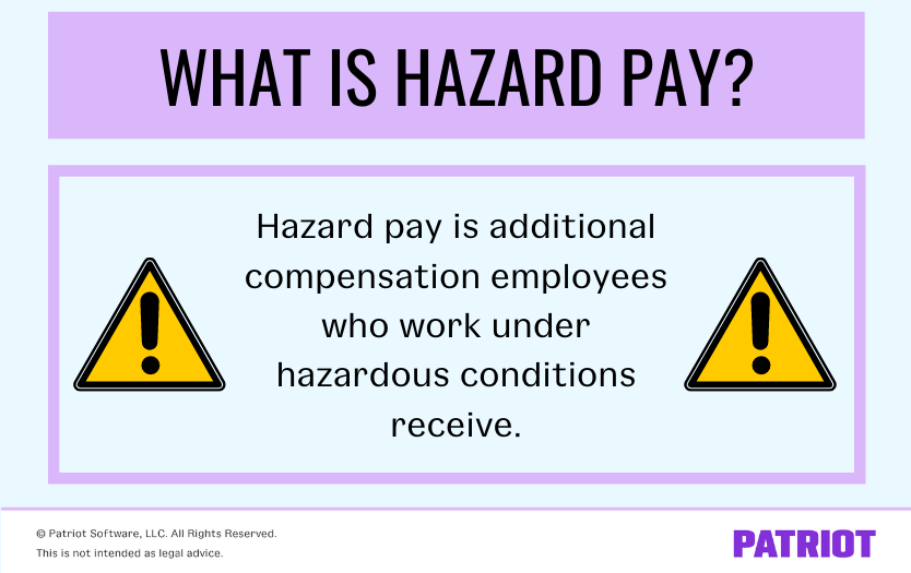 what is hazard pay for small businesses