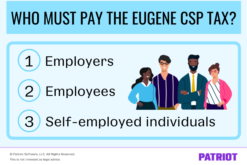 people who must pay the new eugene community safety payroll tax