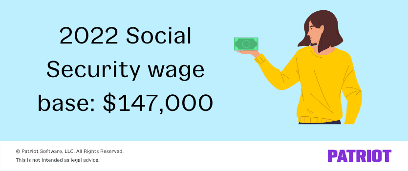 social security wage base for 2022