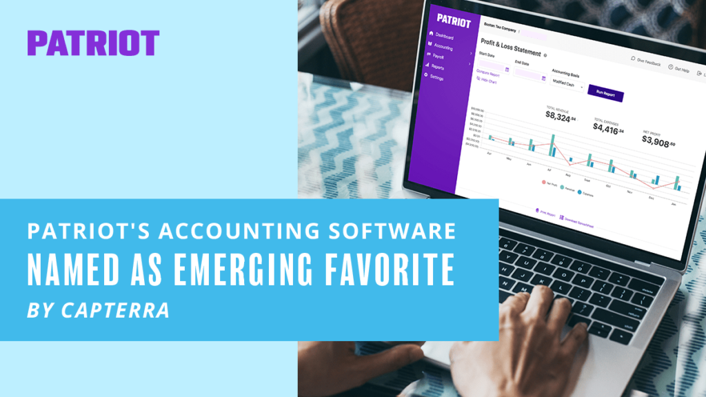 Patriot's Accounting Software Named as Emerging Favorite by Capterra