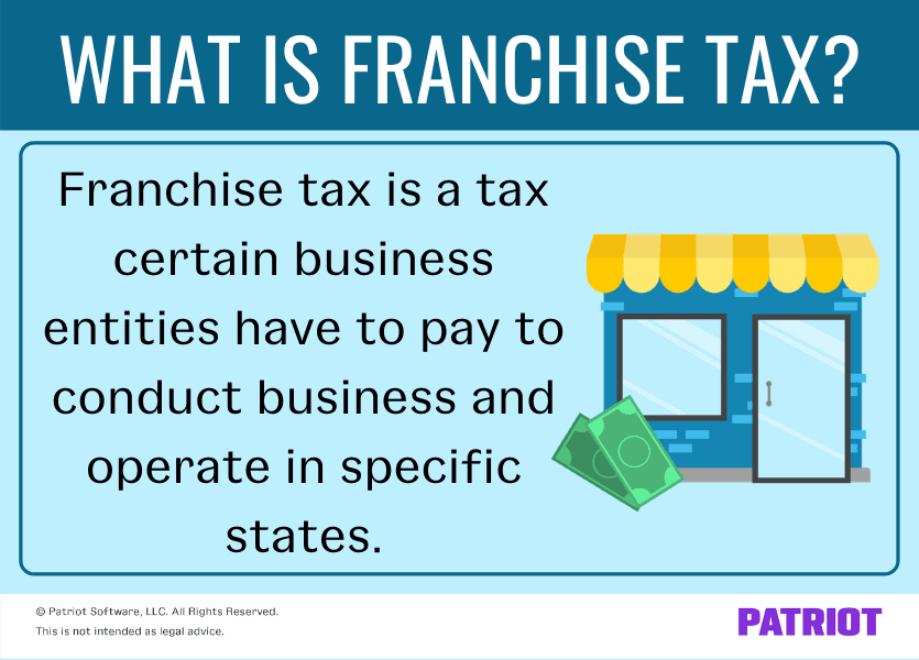 definition of franchise tax for business owners
