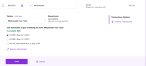 Manage Imported Transactions Page Improvements [Accounting]