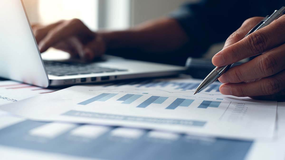 Business owner handling expense management.