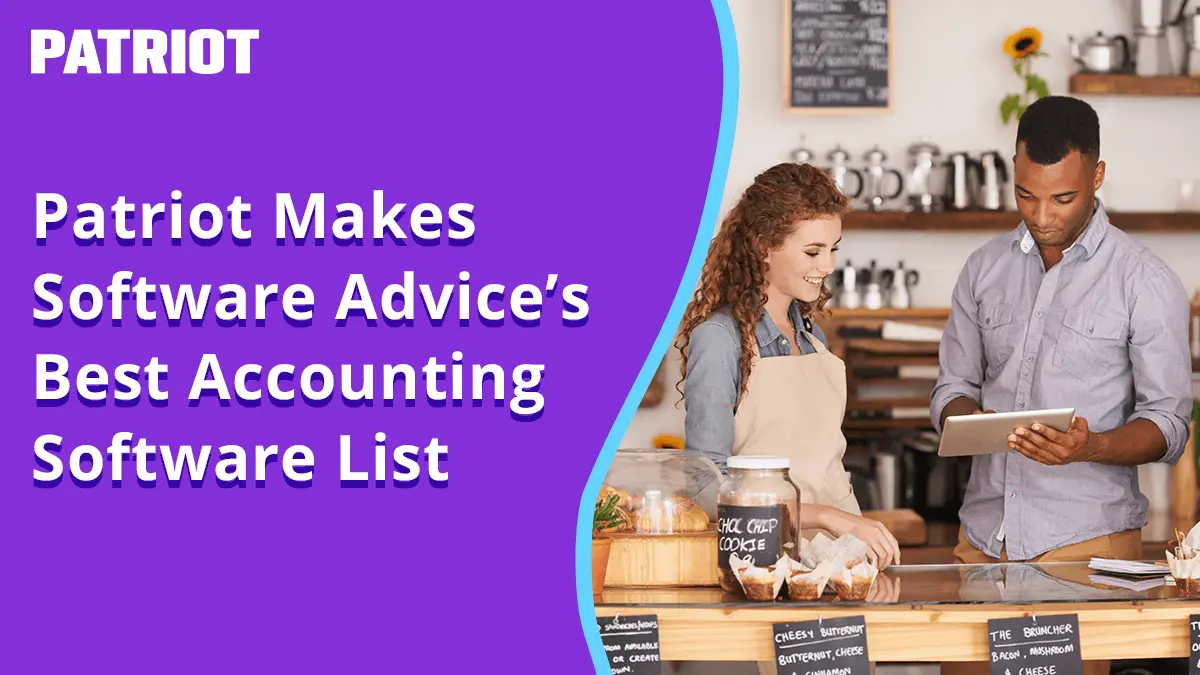 Patriot makes Software Advice's Best Accounting Software List