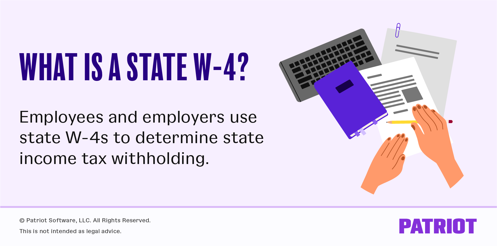 What is a state W-4? Employees and employers use state W-4s to determine state income tax withholding.