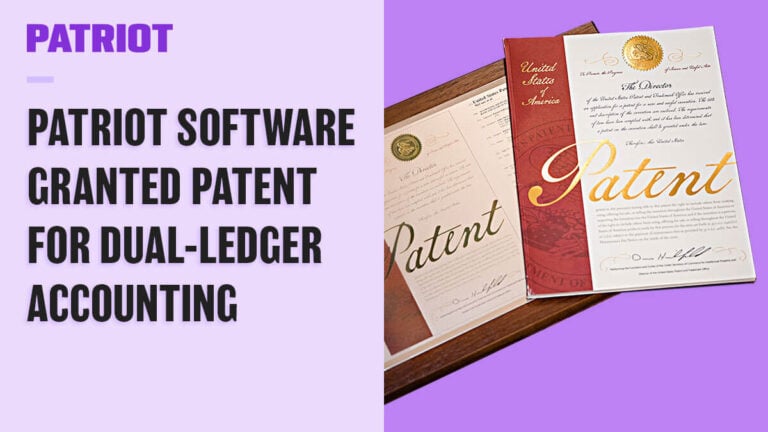 Patriot granted patent for dual-ledger accounting