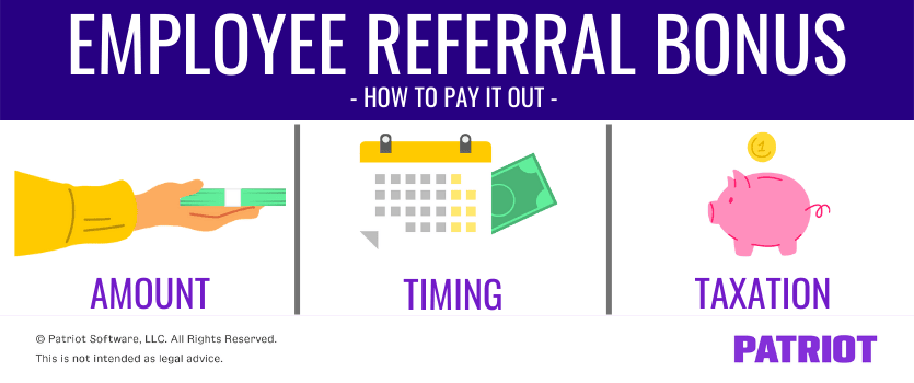Employee referral bonus (how to pay it out): Amount, Timing, and Taxation