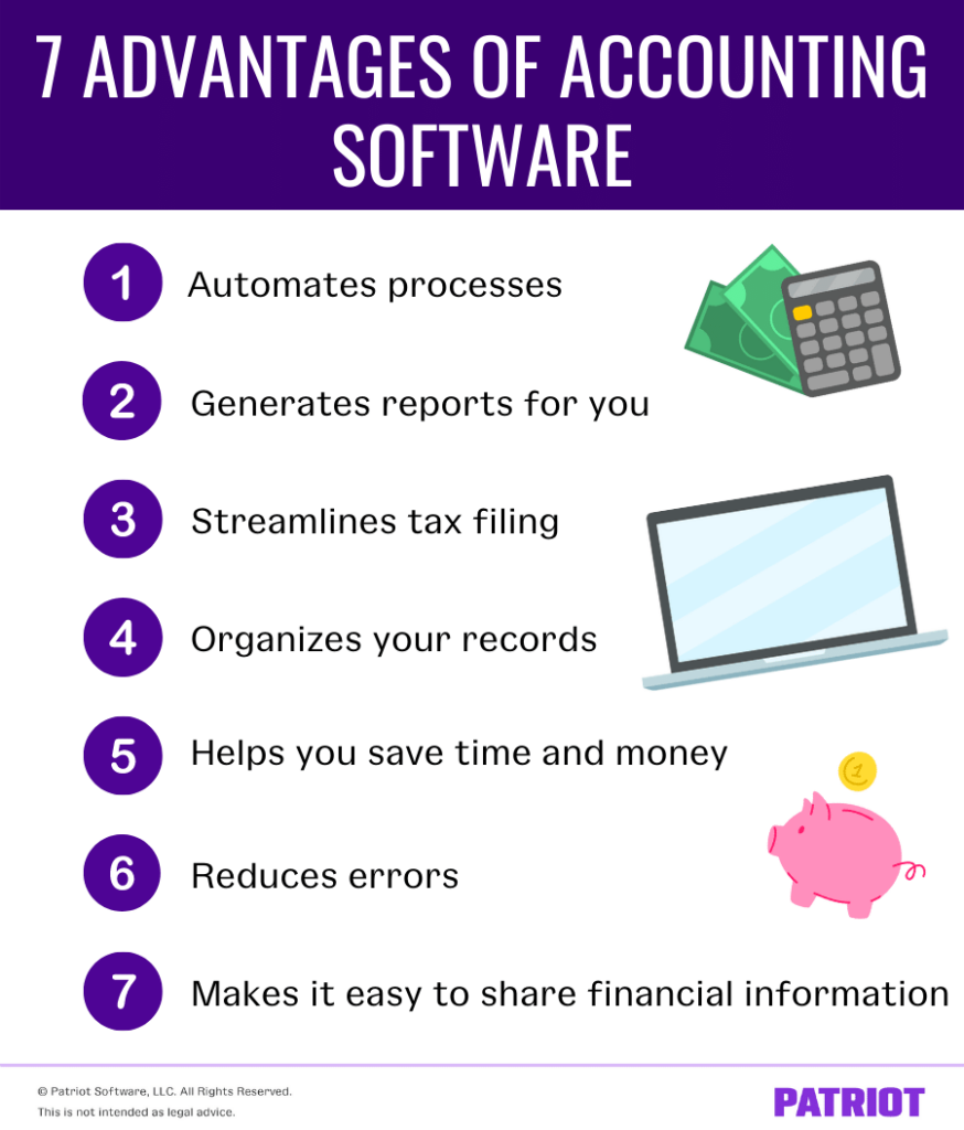 advantages of accounting software
