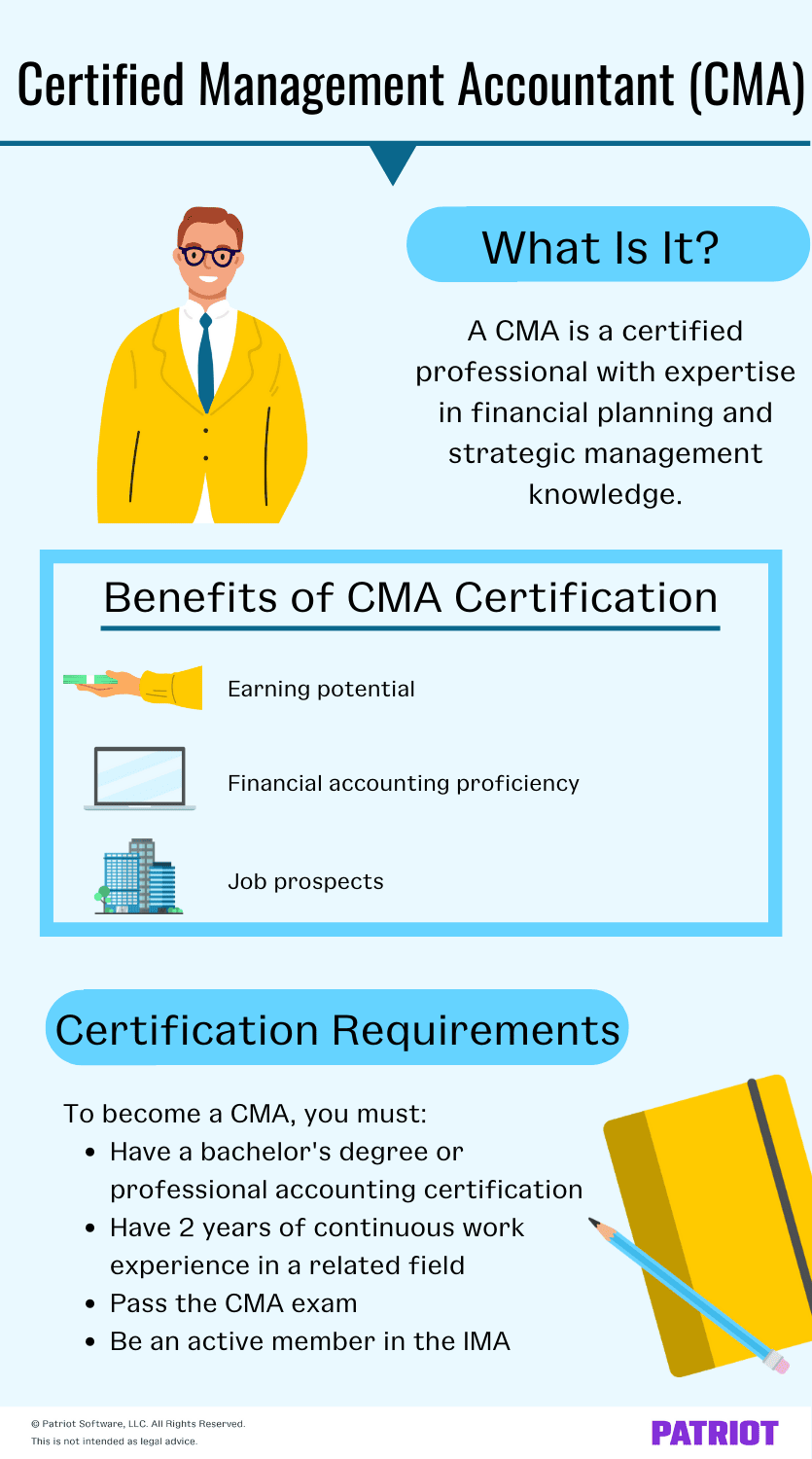 Certified management accountant (CMA): what is it, benefits of certification, and certification requirements