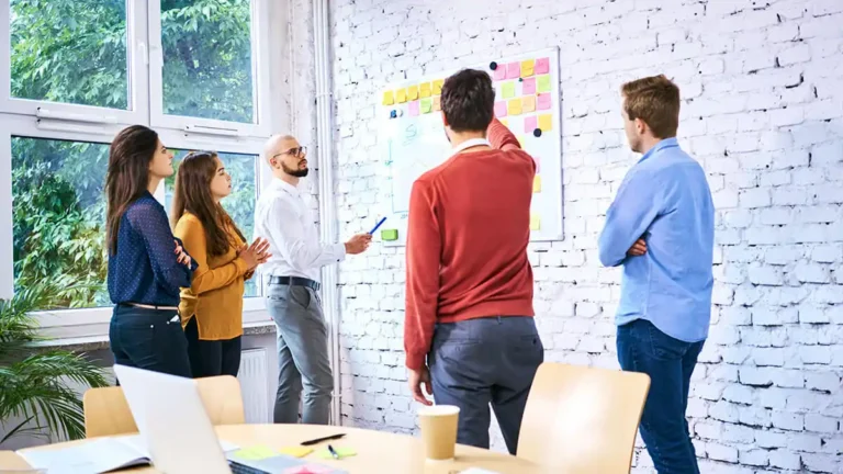 Team working in the office