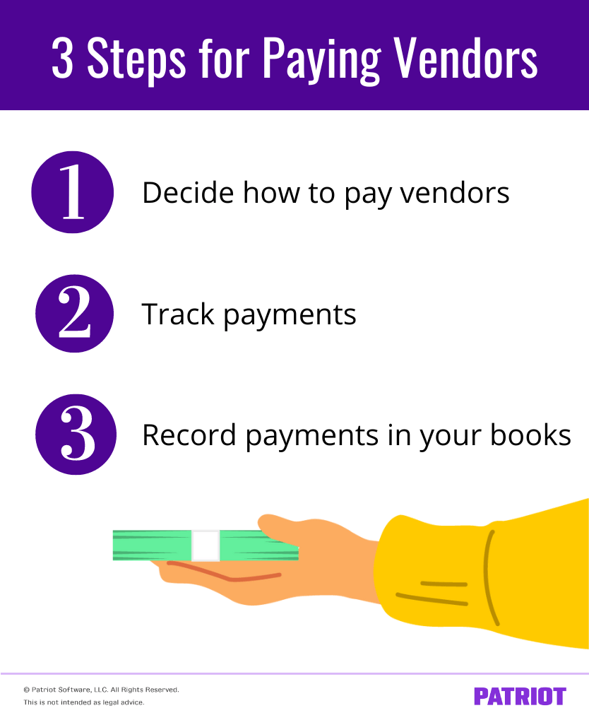 tips for paying vendors