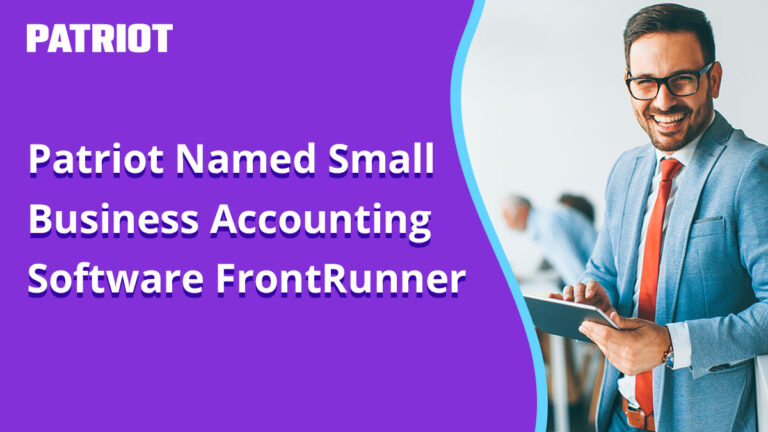 Patriot named small business accounting software FrontRunner by Software Advice