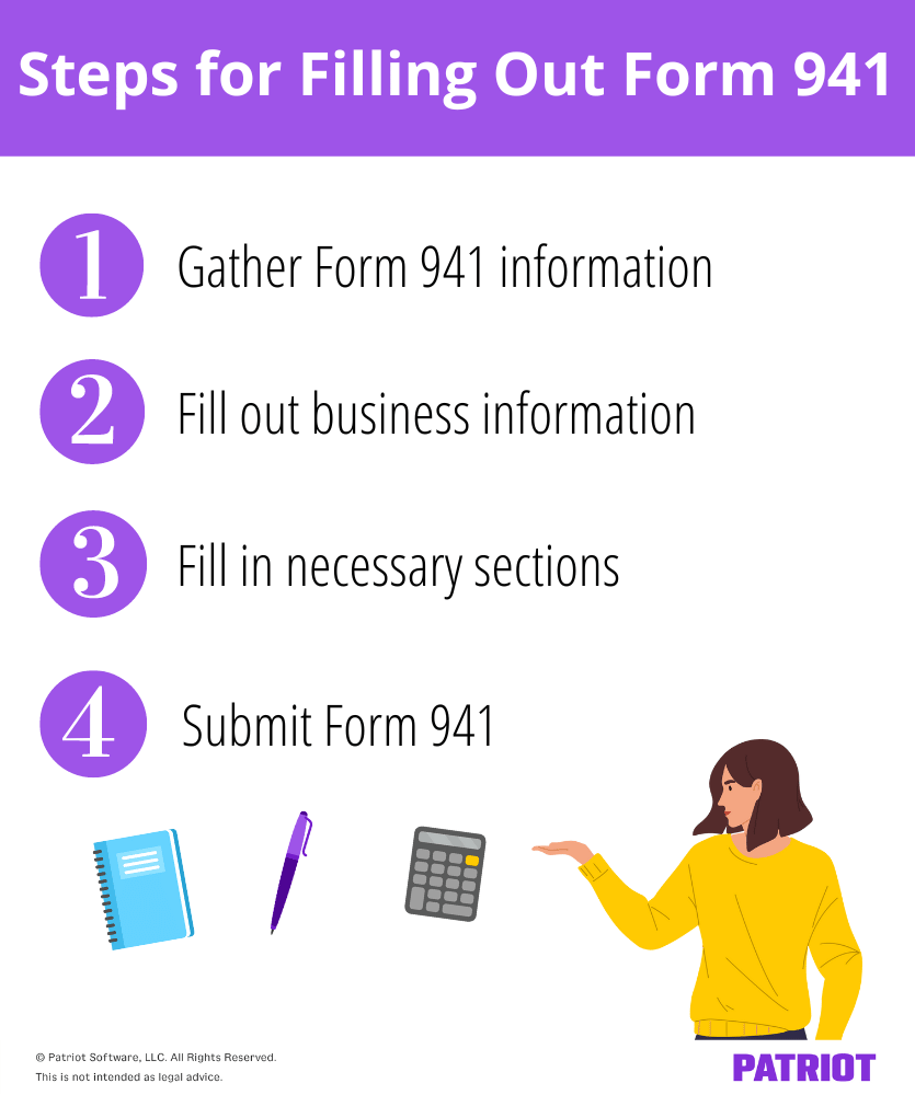 How To Fill Out Form 941 2023 Form 941 Instructions