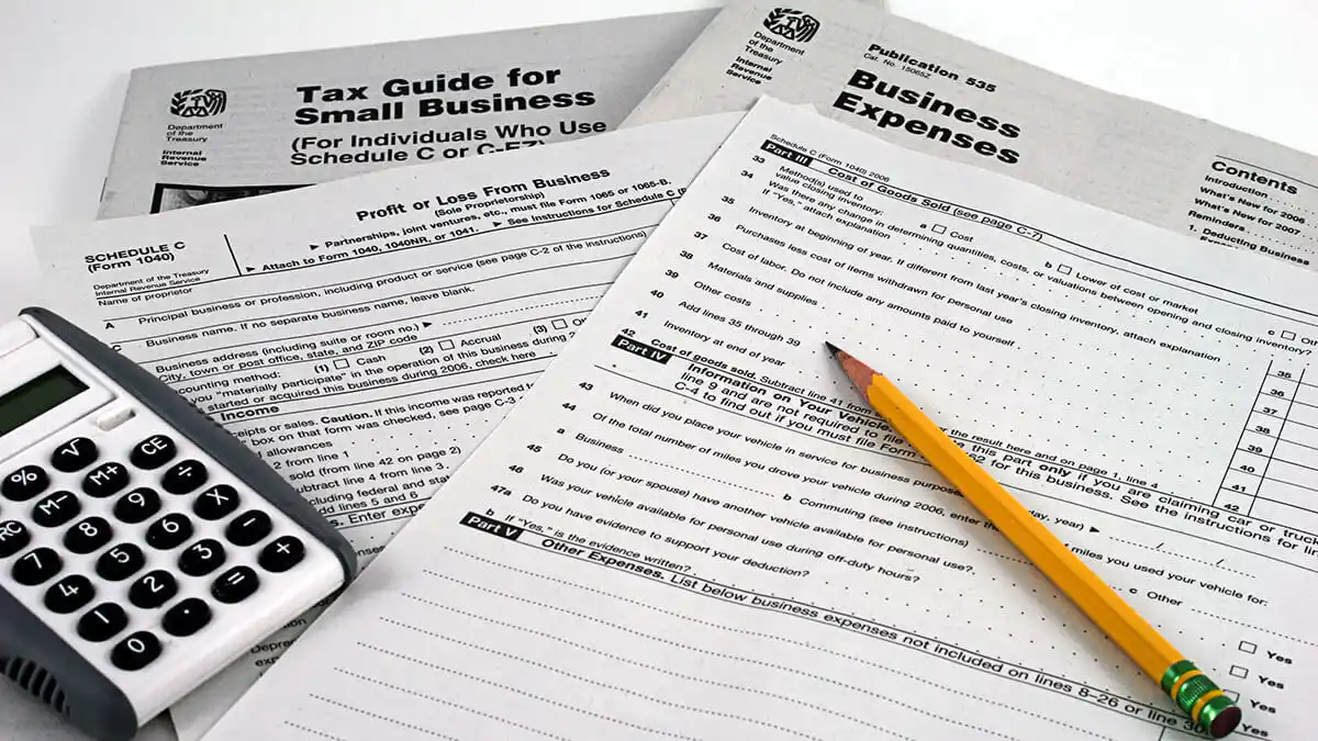 Business tax forms and IRS Publications.