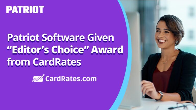 Patriot Software given editor's choice award