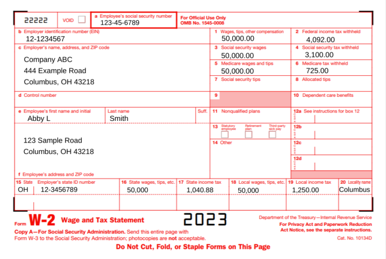 How to fill out form w 2 detailed guide for employers