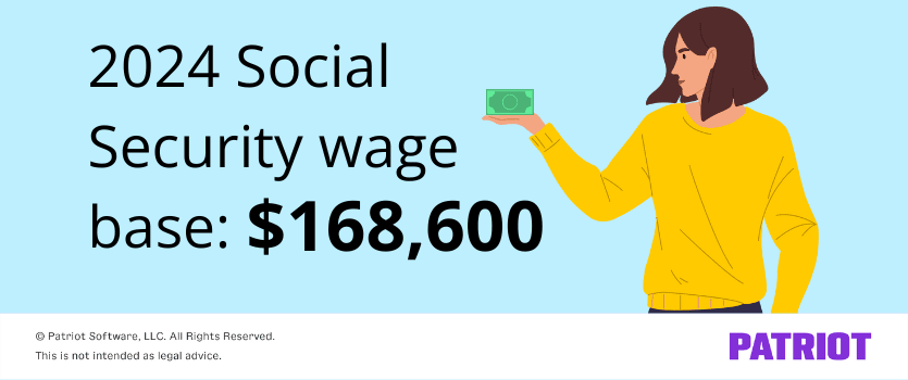 2024 Social Security wage base: $168,600