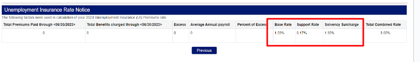 example of colorado rate notice on myui employer site