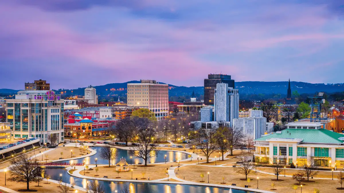 image of downtown city