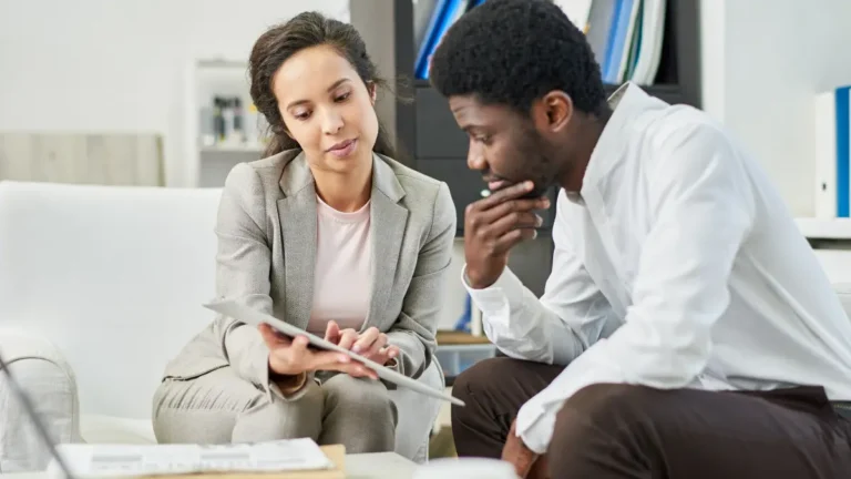 Business owner taking out a payroll loan.