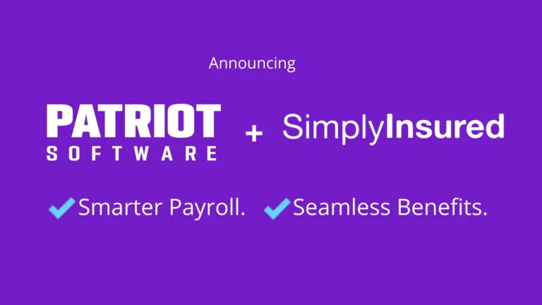 Patriot Software has partnered with SimplyInsured