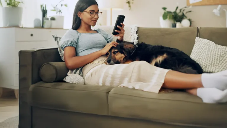 Woman setting up payroll automation.