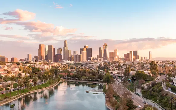 California cityscape